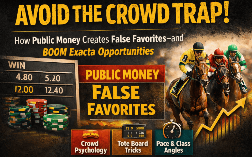 Avoid the Crowd Trap: How Public Money Creates False Favorites—and Exacta Opportunities