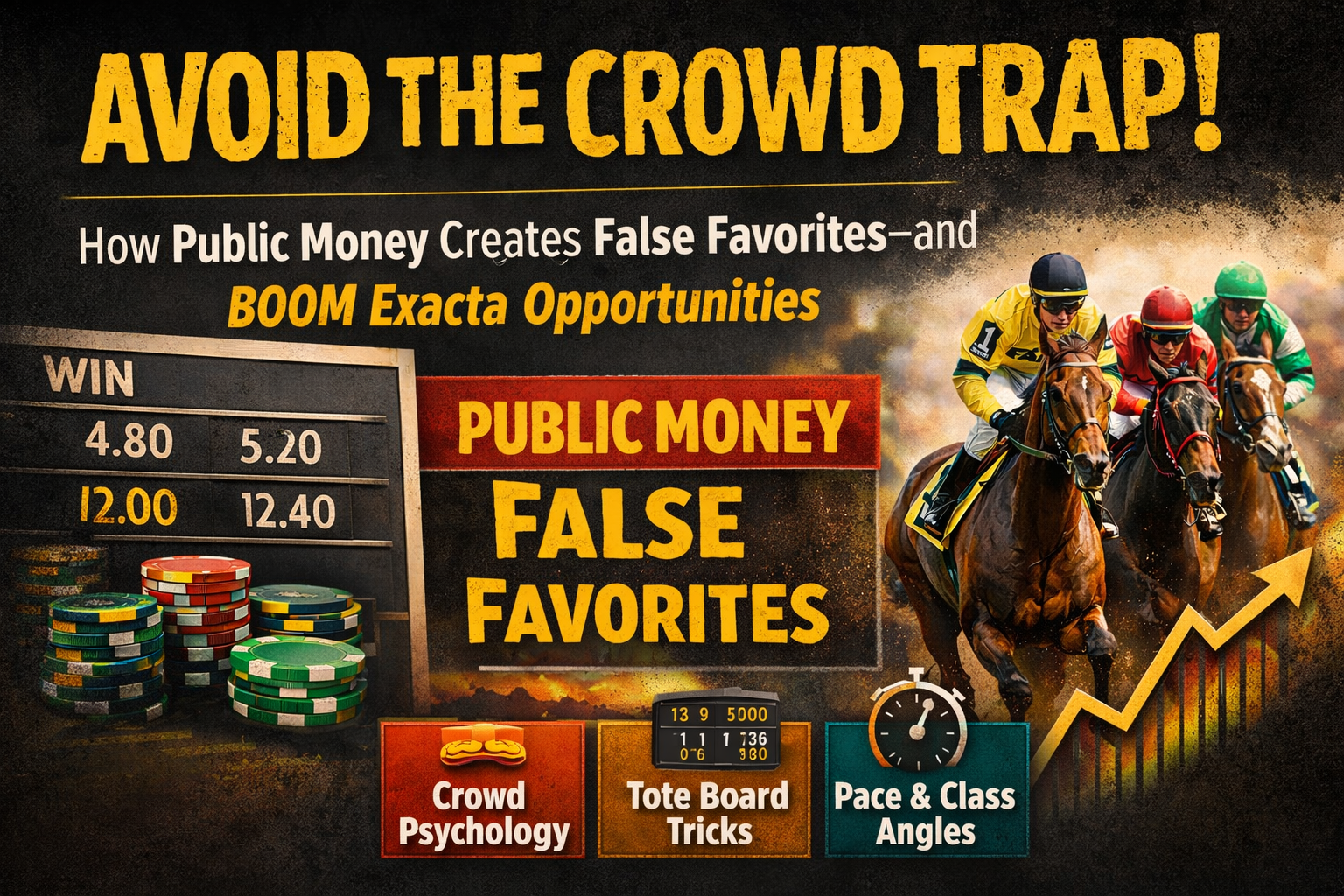 Avoid the Crowd Trap: How Public Money Creates False Favorites—and Exacta Opportunities