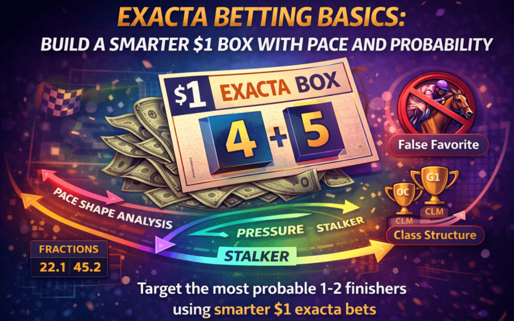 Exacta Betting Basics: Build a Smarter $1 Box with Pace and Probability